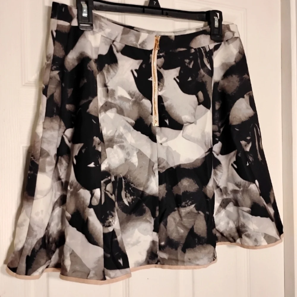 Artsy Fit+Flare Lined Skirt Mossimo